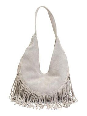 HARBOUR 2ND Suede Fringe Mini Hobo
